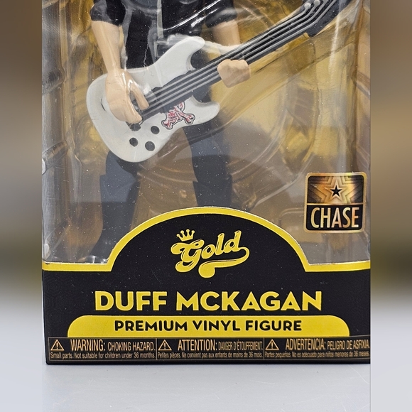 Funko Gold Guns N’ Roses Duff McKagan Chase Rare With Skeleton Face - Picture 2 of 7
